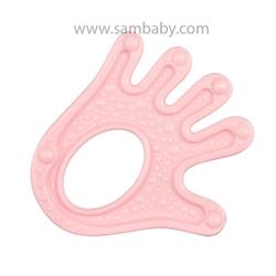 Canpol babies Elastické kousátko růžová ručka