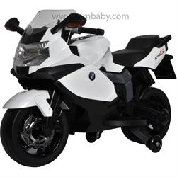 BUDDY TOYS Vozidlo/motorka na akumulátor BMW K1300 bílá BEC6010