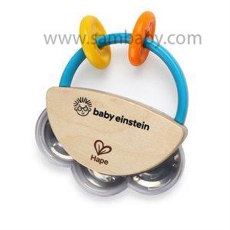 Baby Einstein Hračka dřevěná hudební tamburína HAPE 3m+