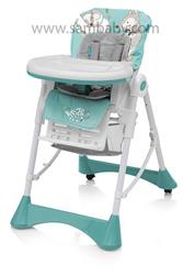 Baby Design Jídelní židlička plastová PEPE 05 TOURQOUISE