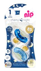 NIP CHERRY svítící noční šidítko 0-6m 2ks -blue