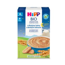 HiPP BIO Kaše mléčná s dětskými keksy na dobrou noc 250 g, 6m+
