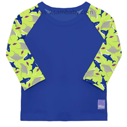 Bambino Mio Dětské tričko do vody s rukávem, UV 50+, Neon - M- (7-9 kg)