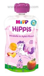 Hipp Kapsička BIO Hippies jablko-broskev-mirabelka 12m + 100g