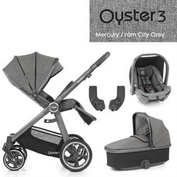BabyStyle Oyster 3 základní set 4 v 1 - Mercury / City Grey