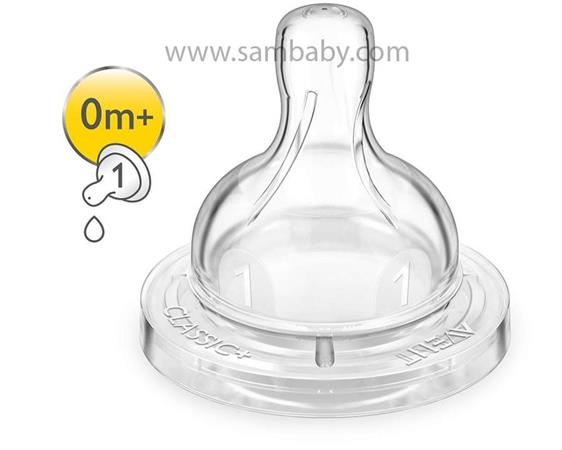 Philips AVENT Dudlík Anti-colic/Classic+ 1 novorozenecký průtok, 2 ks