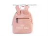 CHILDHOME DĚTSKÝ BATOH MY FIRST BAG PINK