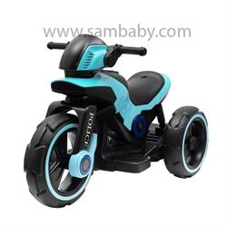 Baby Mix Dětská elektrická motorka POLICE modrá 