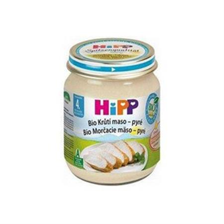 HiPP BIO krůtí maso 125 g, 4m+